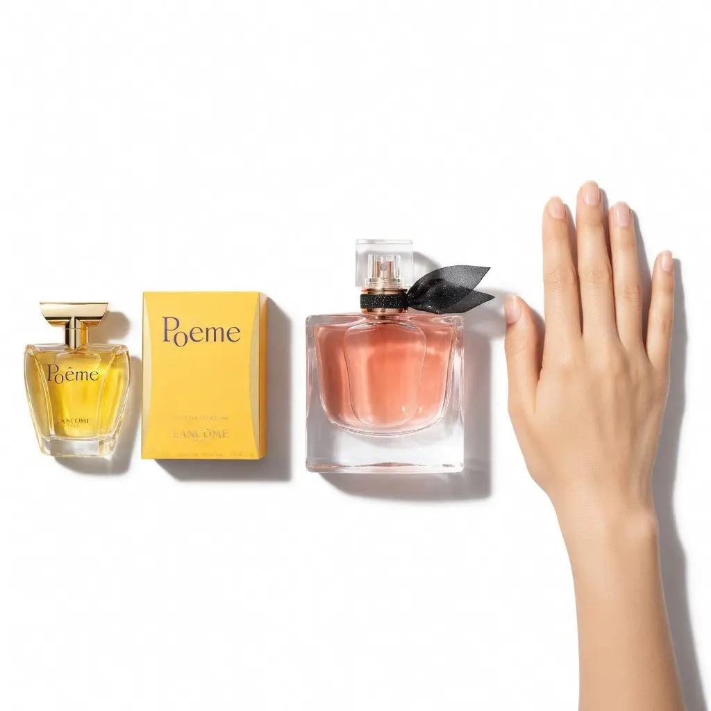 Lancôme La Vie Est Belle L’Elixir Refillable EDP Spray 50ml & Lancôme Poème EDP Spray 100ml Ultra-Rich Floral Gourmand & Warm Floral Oriental Feminine Fragrance Duo Gift Set | Iconic French Luxury Perfume Bundle for Her The Beauty Store