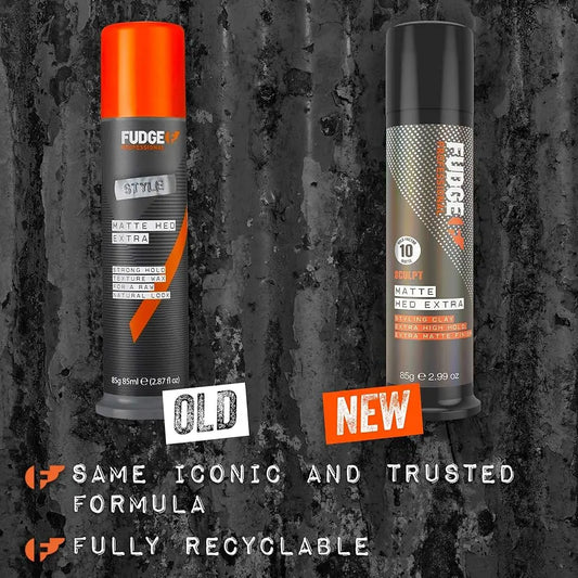 Fudge Professional Sculpt Matte Hed Extra Styling Clay 85g Fudge Professional