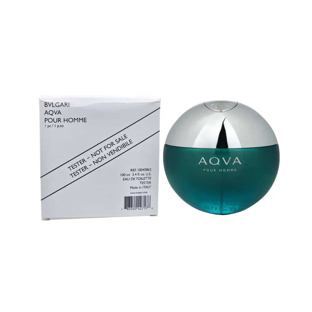 Bvlgari Aqva Pour Homme Eau de Toilette Spray 100ml Tester Bvlgari