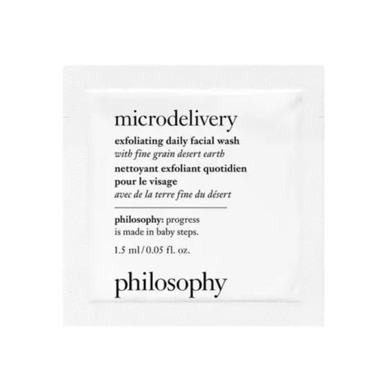 Philosophy Microdelivery Exfoliating Daily Facial Wash 1.5ml Philosophy