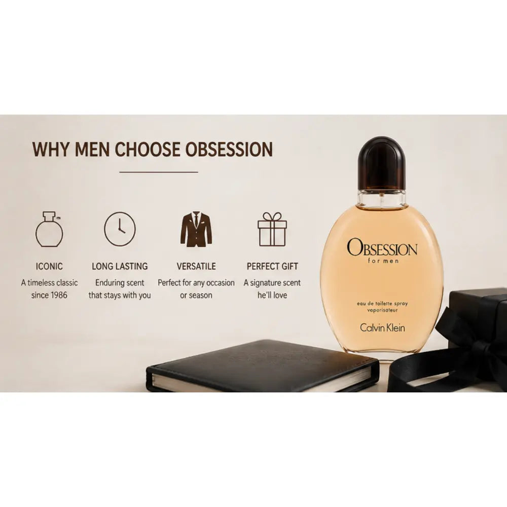 Calvin Klein Obsession for Men Eau de Toilette Spray 125ml Calvin Klein