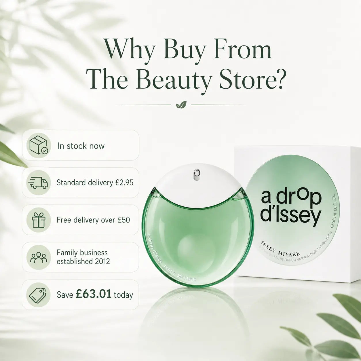 Issey Miyake A Drop d'Issey Essentielle Eau de Parfum Spray 50ml Issey Miyake
