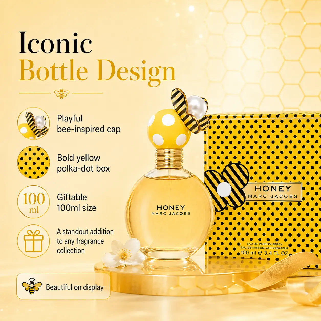 Marc Jacobs Honey 100ml Eau de Parfum Spray Marc Jacobs