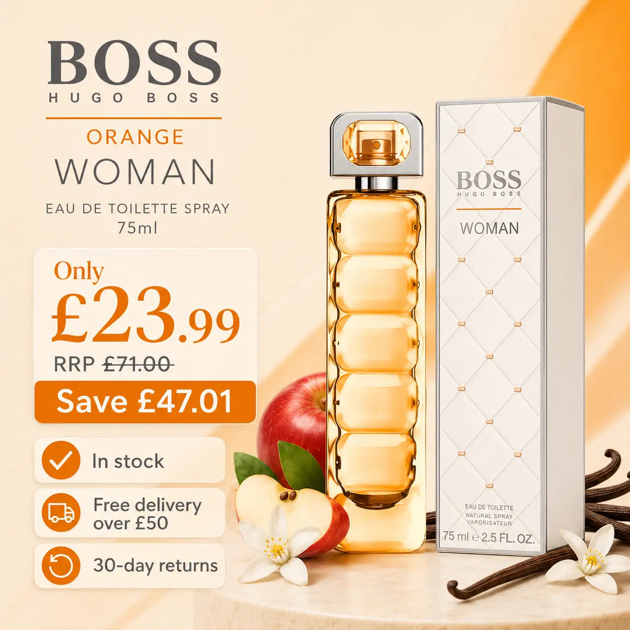 Hugo Boss BOSS Orange Woman Eau de Toilette Spray 75ml Hugo Boss