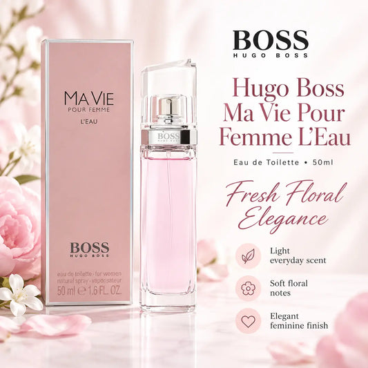 Hugo Boss Ma Vie Pour Femme L'Eau Eau de Toilette Spray 50ml Hugo Boss