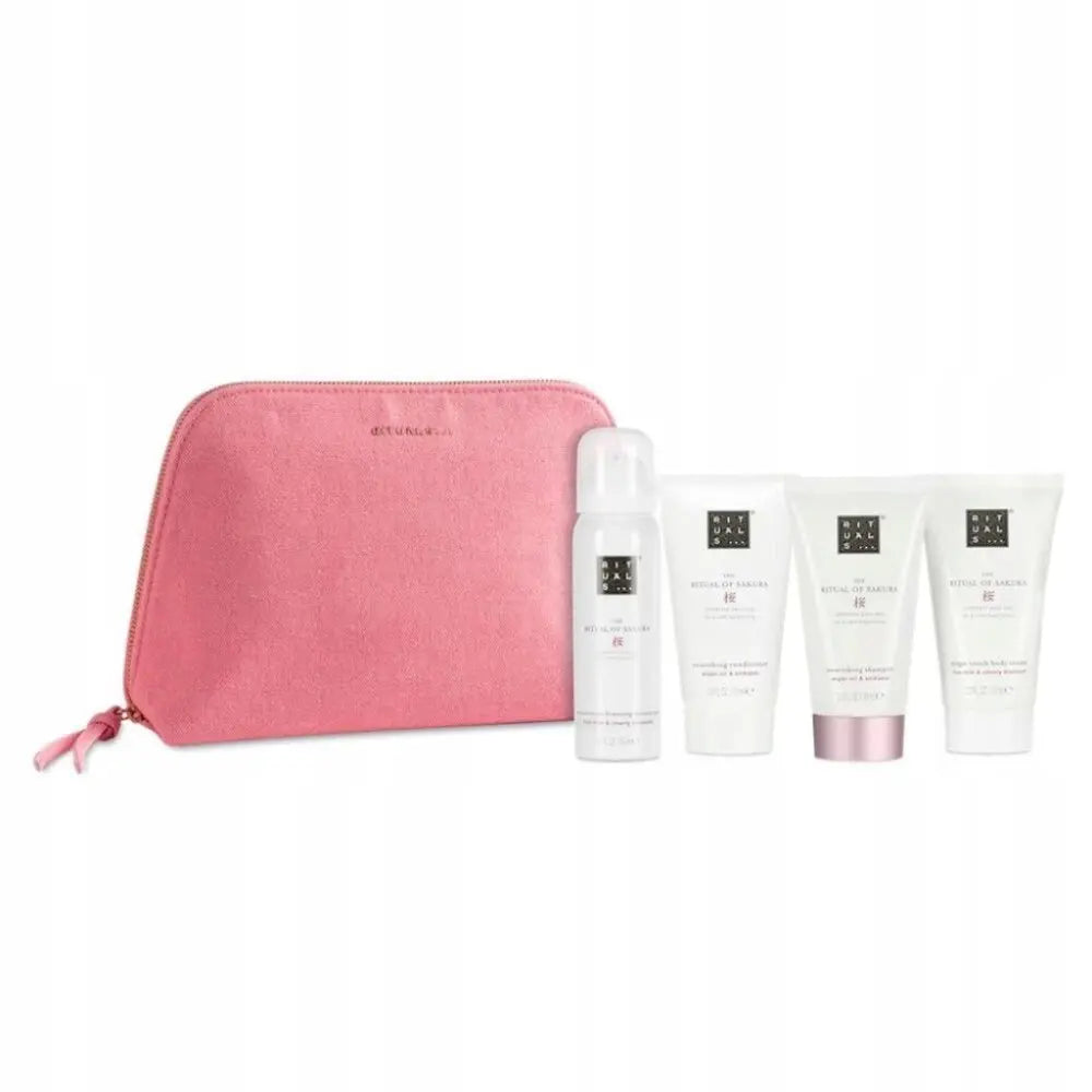 Rituals The Ritual of Sakura Set Foaming Shower Gel 50ml + Body Cream 70ml + Conditioner 70ml + Shampoo 70ml Rituals