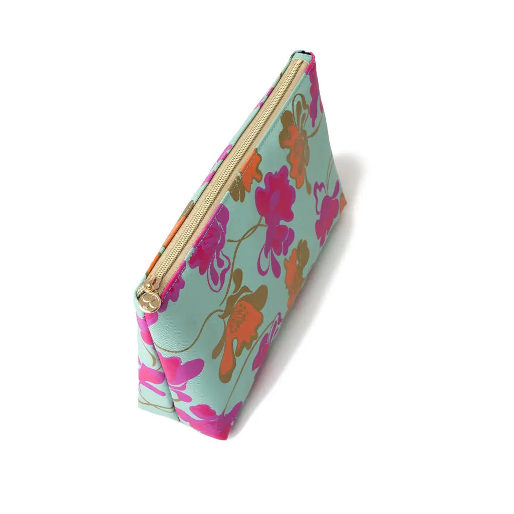 Victoria Green 'Mia' Large Makeup Bag in Flowing Floral Victoria Green