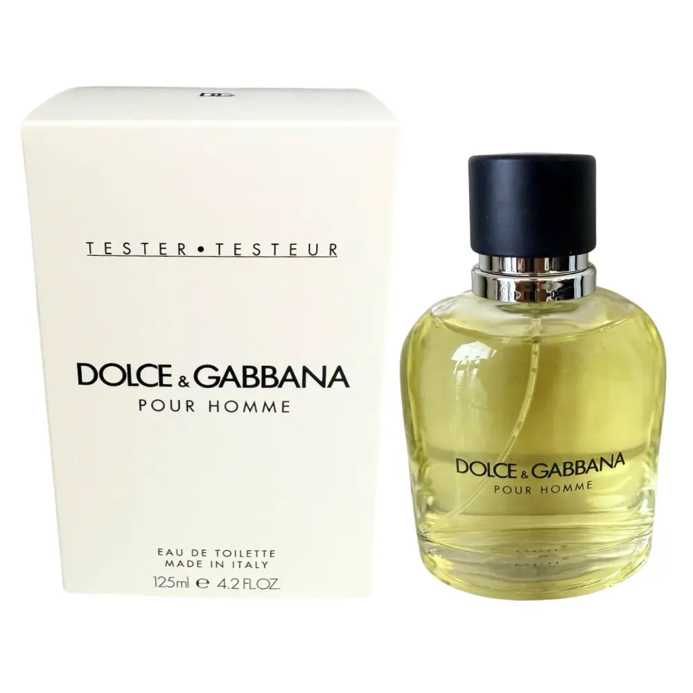 Dolce & Gabbana Pour Homme Eau de Toilette Spray 125ml Tester Dolce and Gabbana