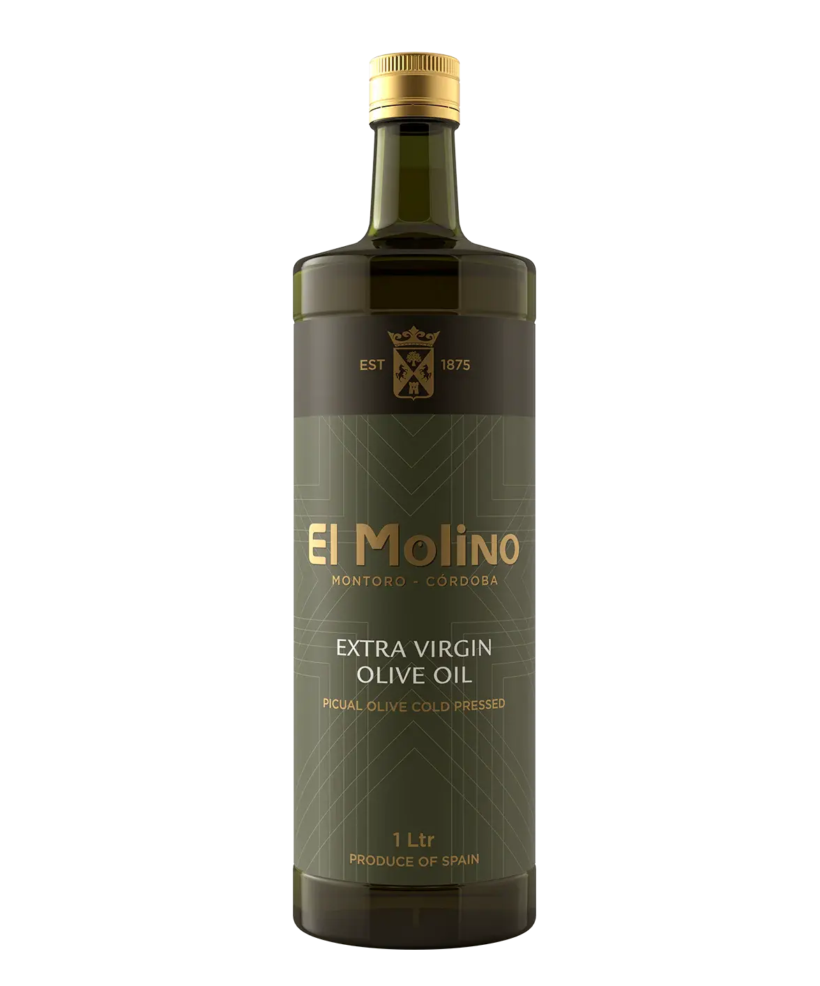 El Molino Extra Virgin Olive Oil Picual Olive Cold Pressed 1 Ltr