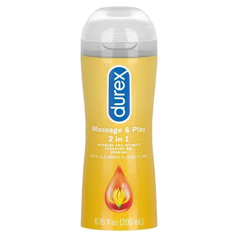 Durex Massage & Play 2 In 1 Sensual Pleasure Gel 200ml - Ylang Ylang - The Beauty Store