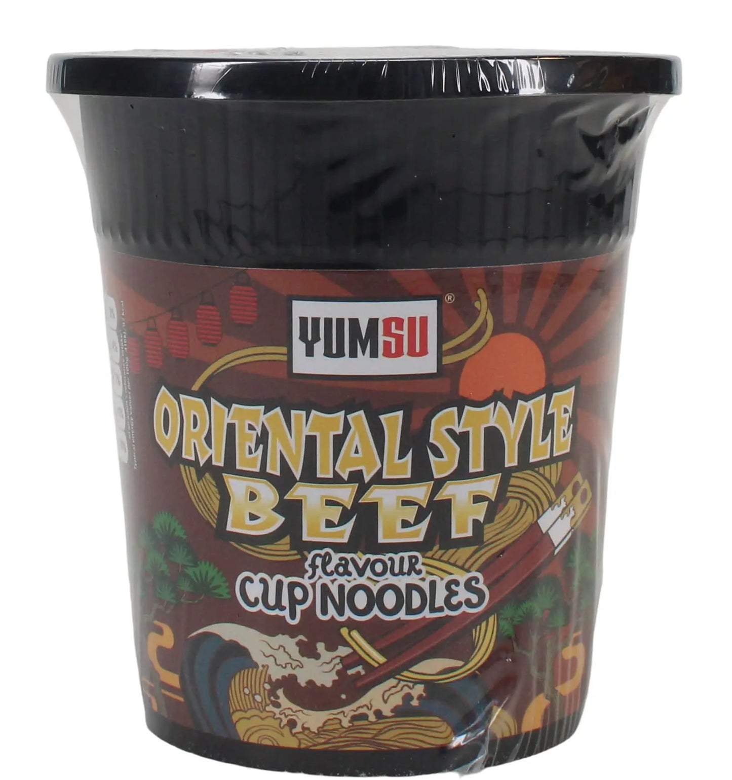 YUMSU 60G CUP NOODLES BEEF (0% VAT) - Pack of 24