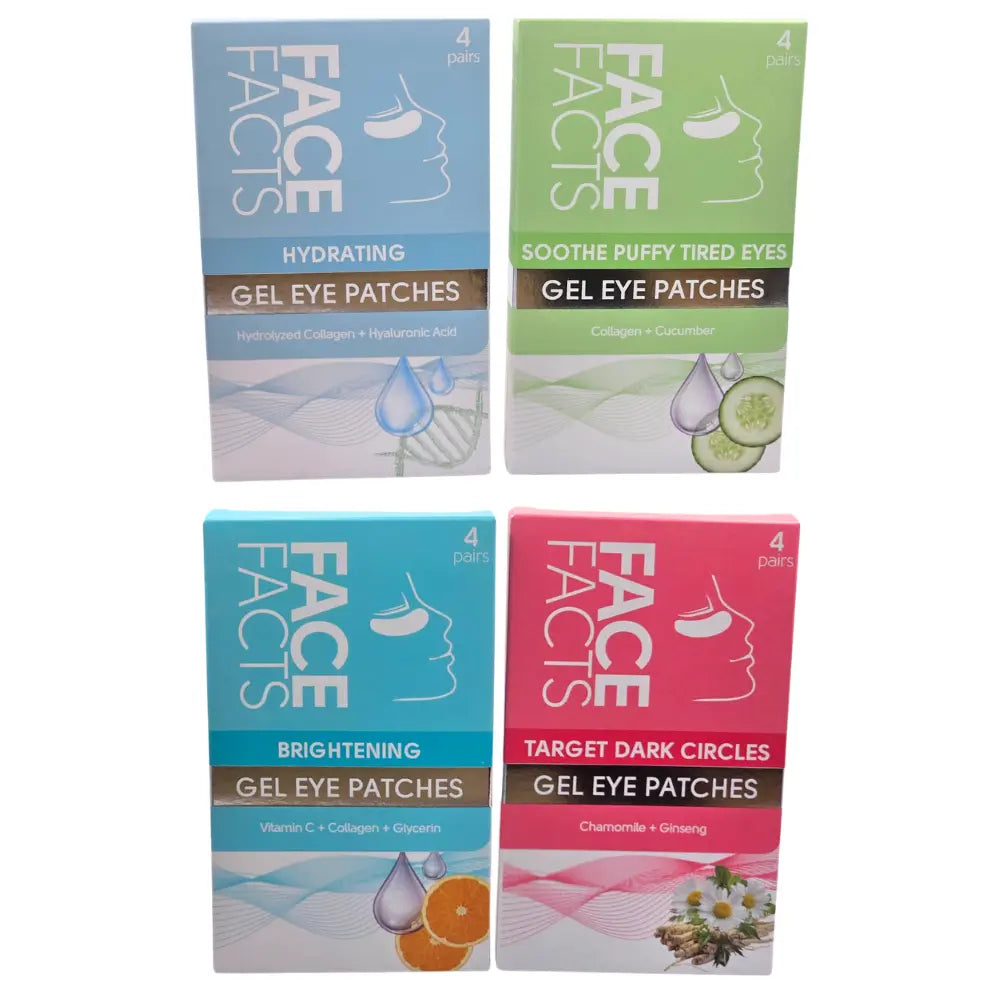 Face Facts Eye Mask Bundle Brightening + Hydrating + Soothing + Dark Circles Face Facts