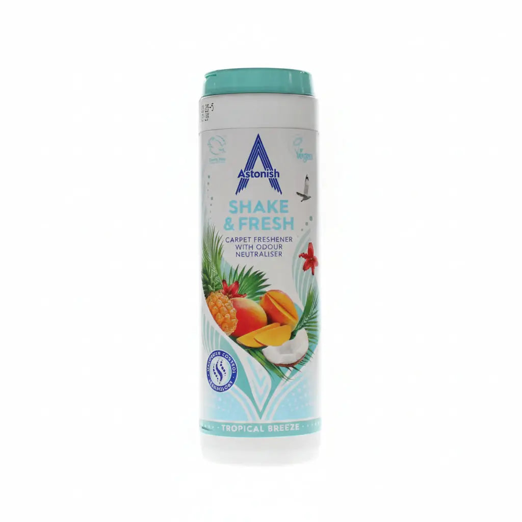 Astonish Shake & Fresh Tropical Carpet Freshener 350g Astonish