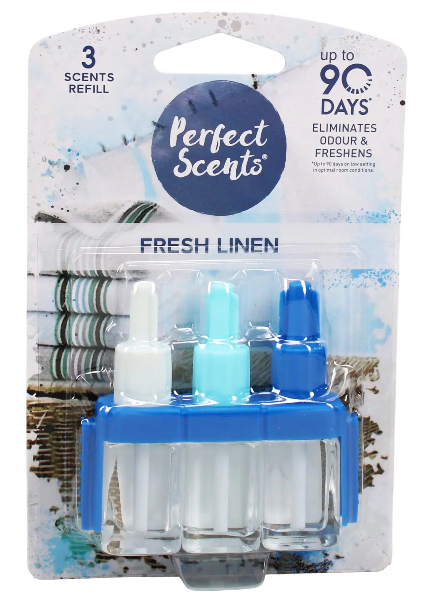 PERFECT SCENTS 20ML REFILL FRESH LINEN - Pack of 12