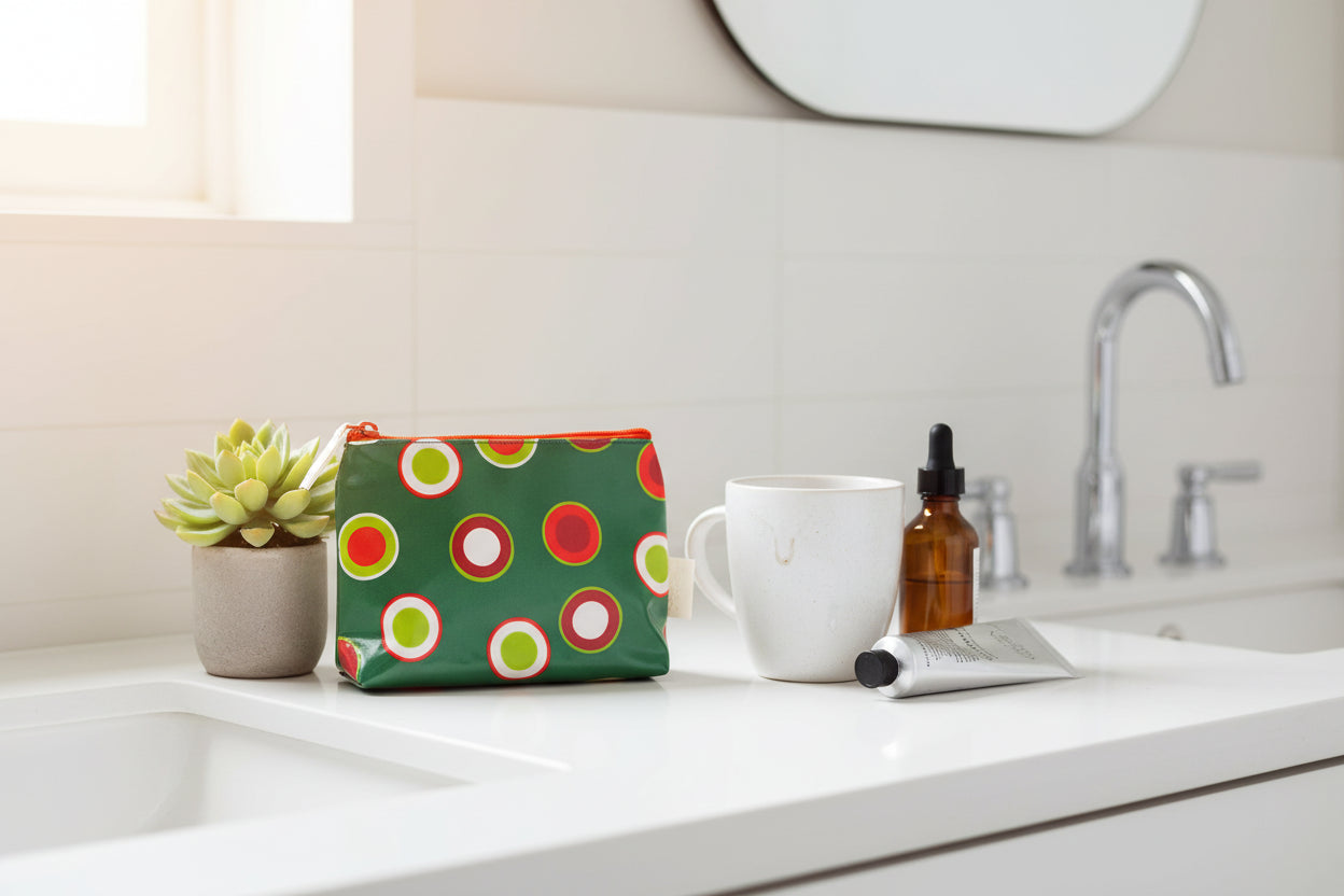 Victoria Green Small Jingle Dot Makeup Bag - Victoria Green