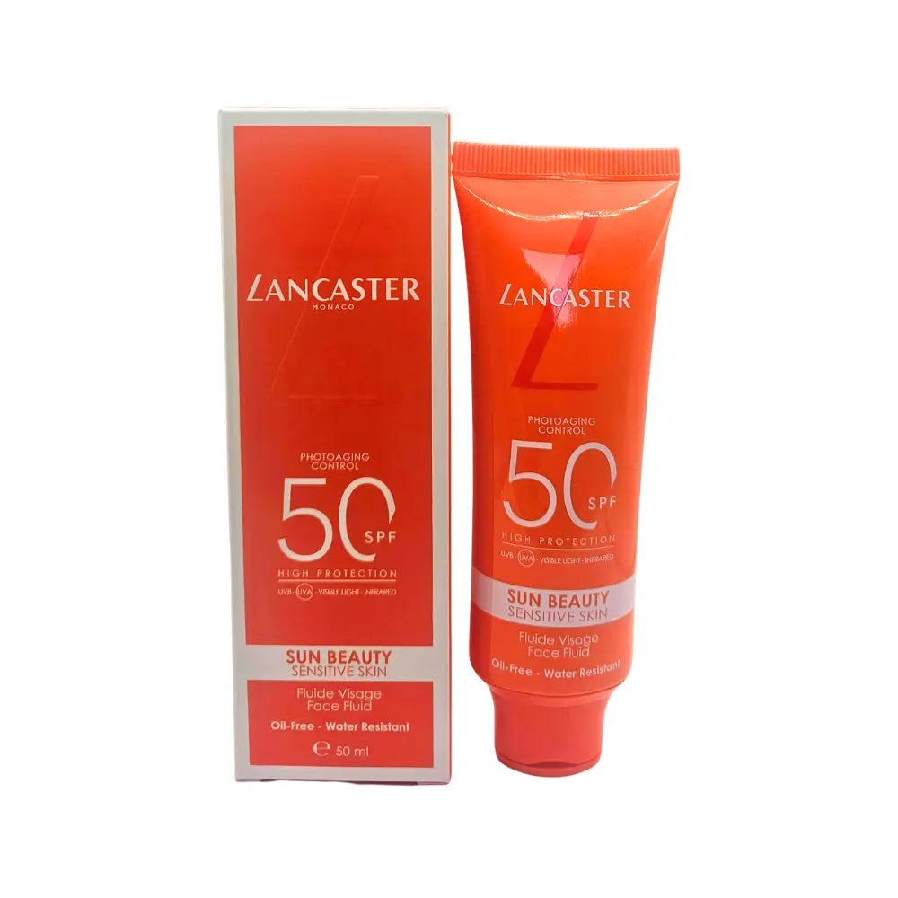 Lancaster Photo Aging Control Sun Beauty Sensitive Skin Face Fluid SPF 50 50ml