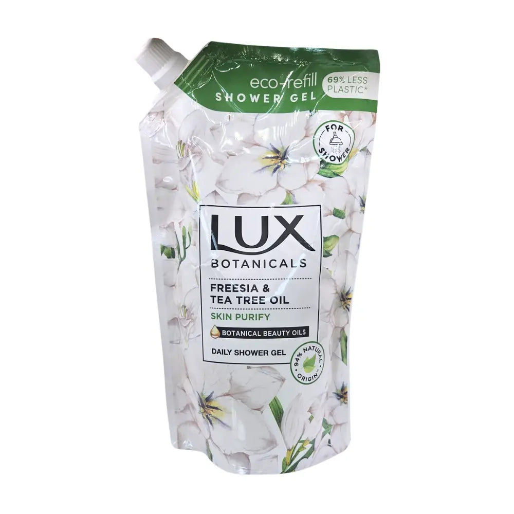 Lux Botanicals Freesia & Tea Tree Shower Gel Refill Pouch 500ml