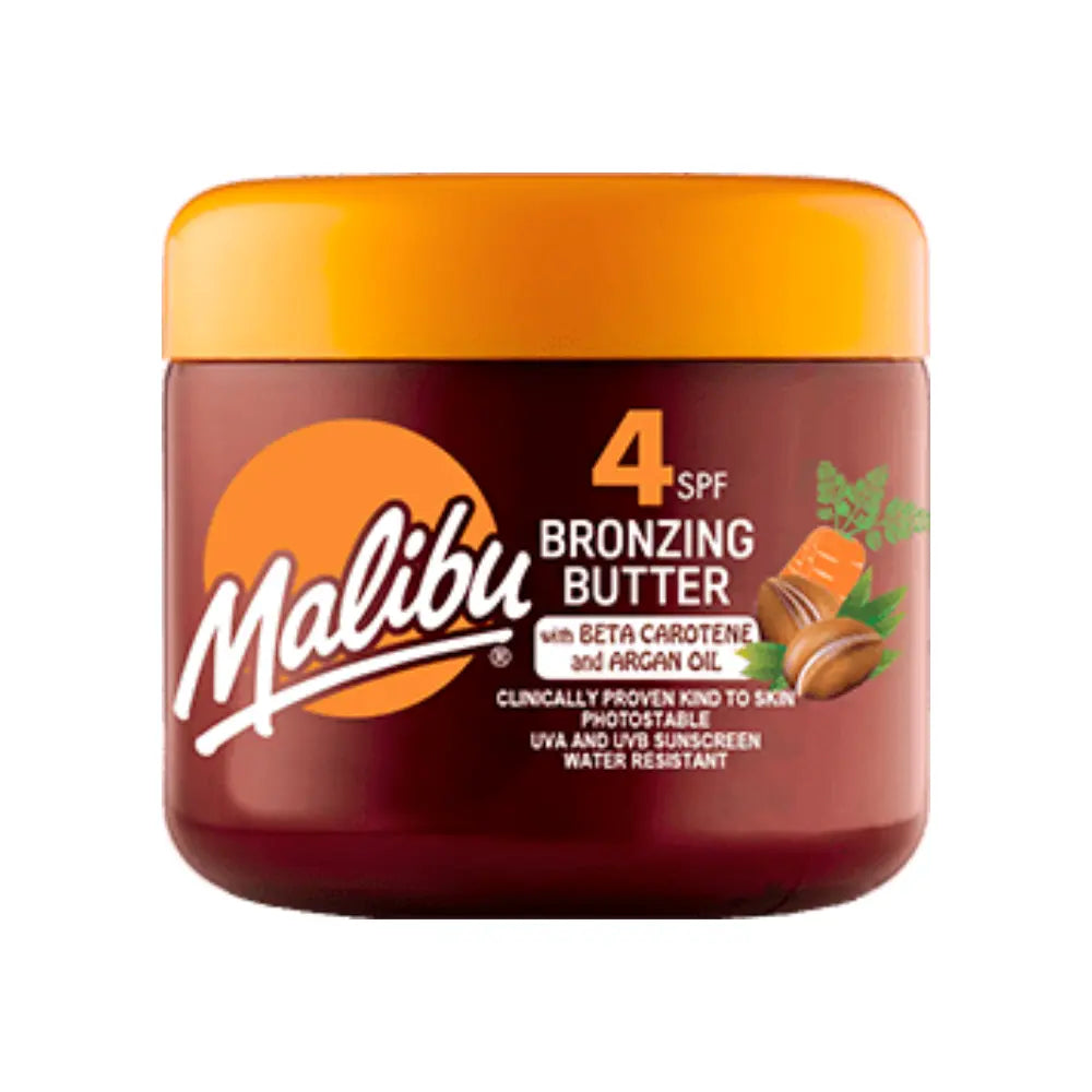 Malibu Sun SPF 4 Bronzing Body Butter with Carotene & Argan Oil 300ml Malibu
