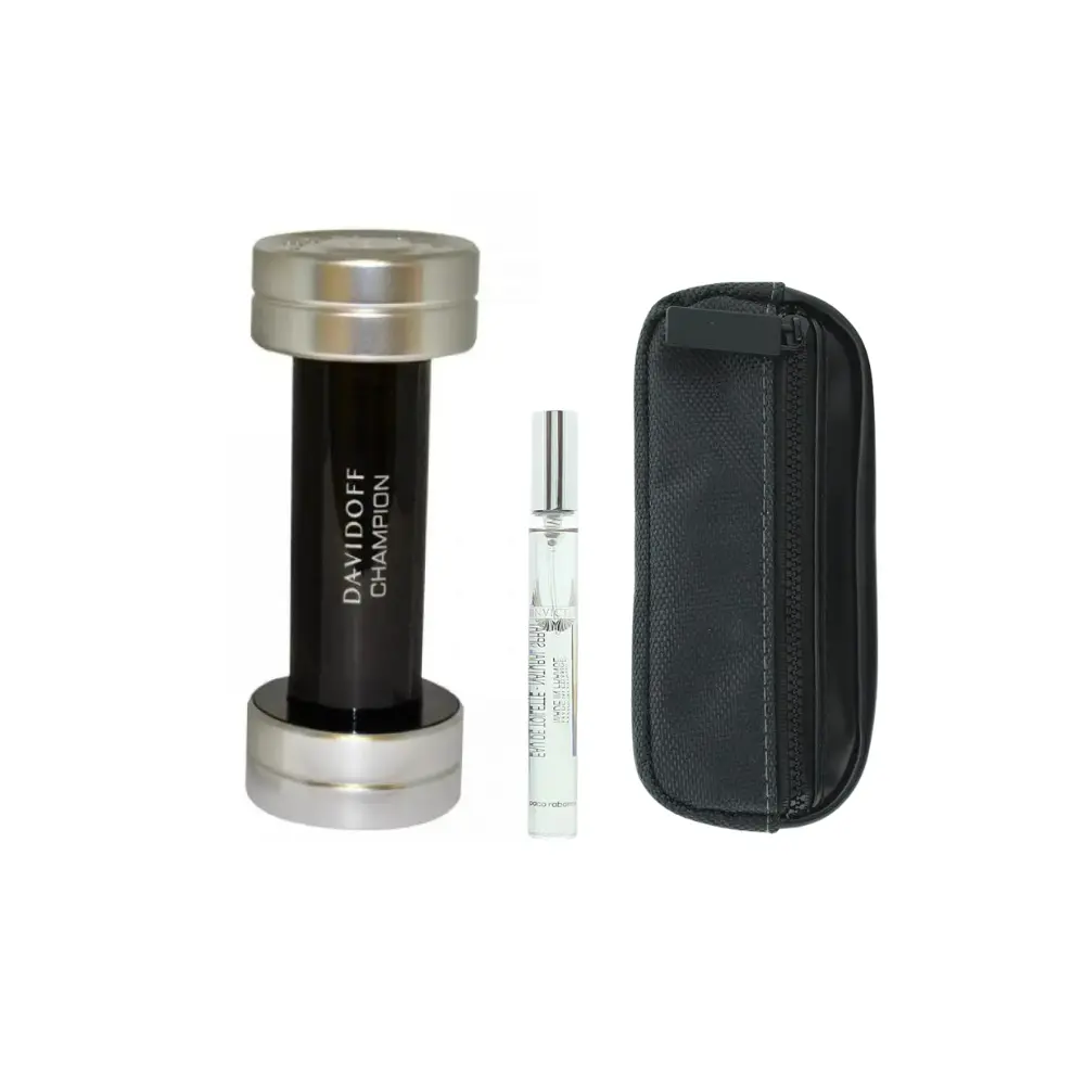 Men's Fragrance Bundle Champion EDT 100ml + Invictus EDT 10ml + Pouch