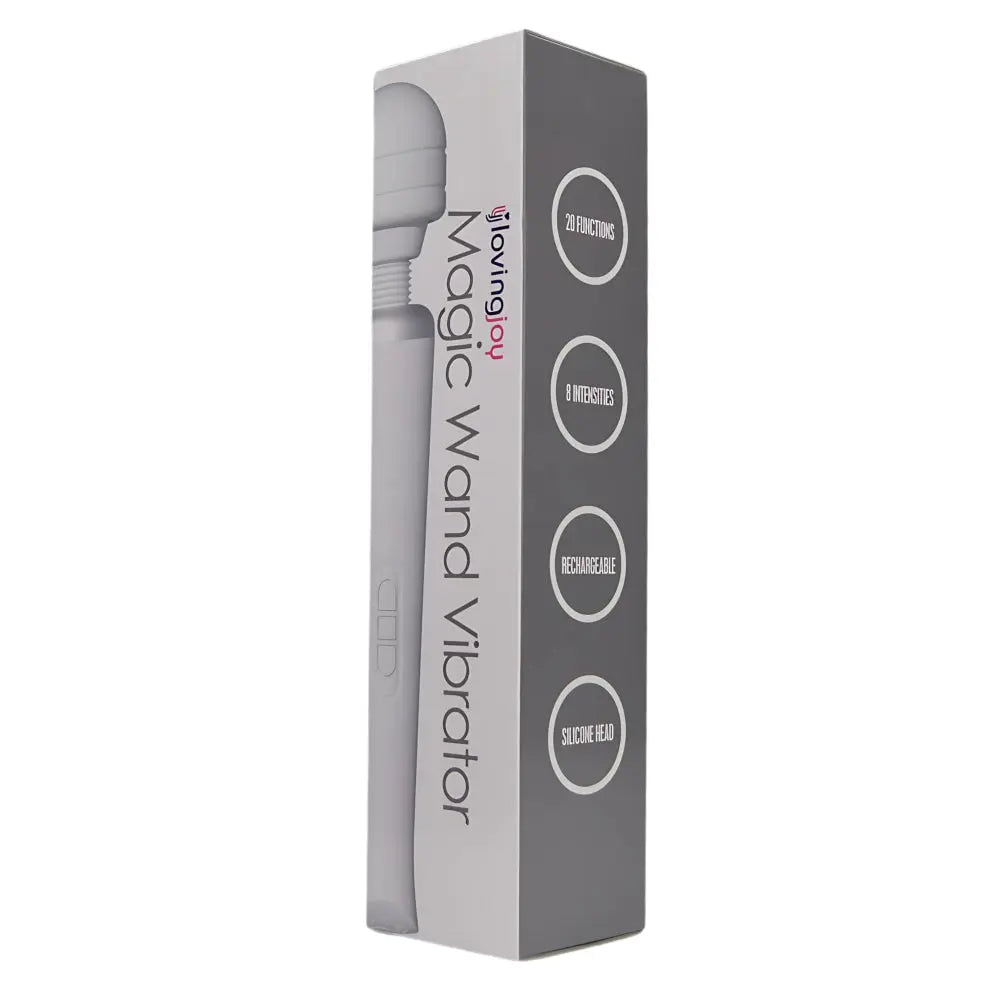 Loving Joy Rechargeable Magic Wand Vibrator White Loving Joy