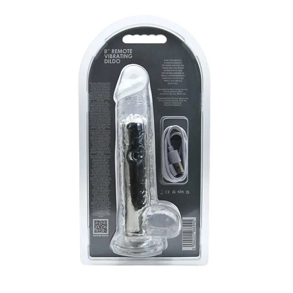 Loving Joy 8 Inch Remote Vibrating Dildo Loving Joy