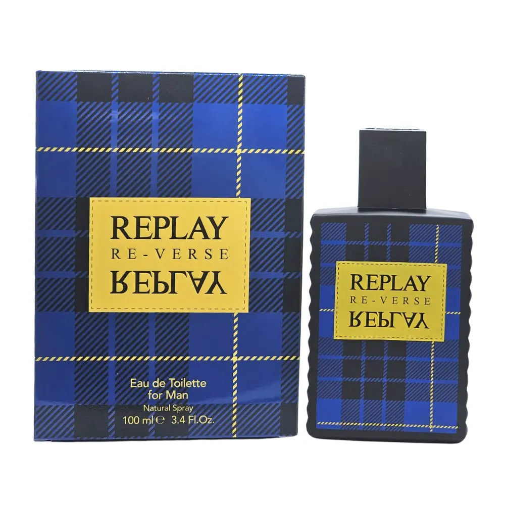 Replay Re-Verse Eau de Toilette for Man Spray 100ml Replay