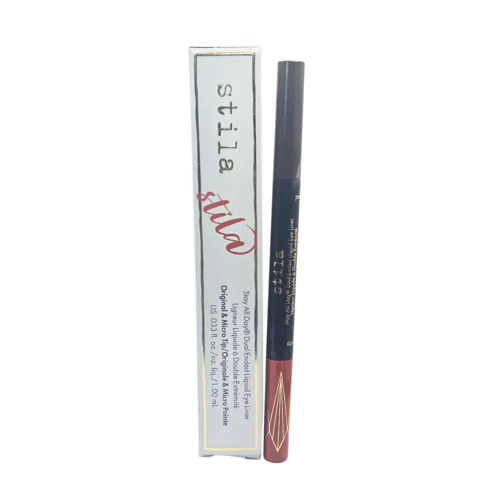 Stila Stay All Day Dual-Ended Liquid Eye Liner - Dark Brown/Amber Stila