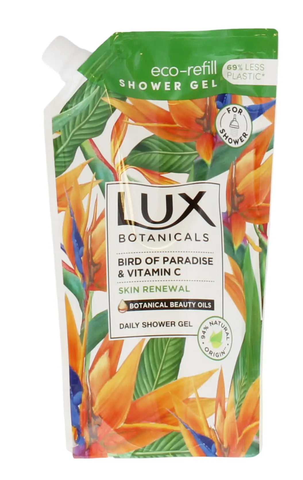 LUX 500ML B/WASH REFILL PARADISE - Pack of 10