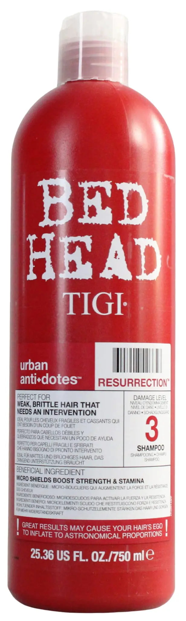 TIGI BED HEAD 750ML SHAMPOO RESURRECTION - Pack of 12