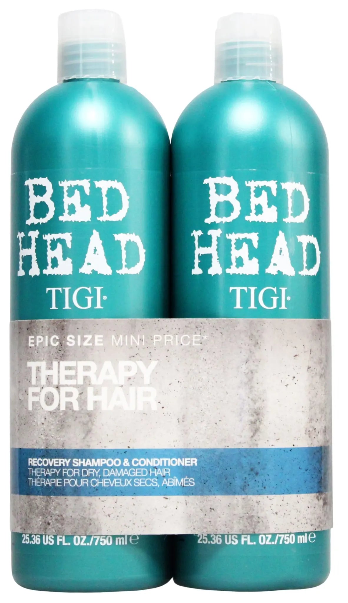TIGI BED HEAD 2X750ML DUO SHAMPOO & CONDITIONER RECOVERY - Pack of 6