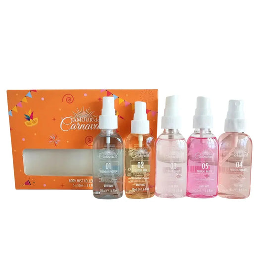 Laurelle London Amour de Carnaval Body Mist Collection 5 x 50ml Laurelle London