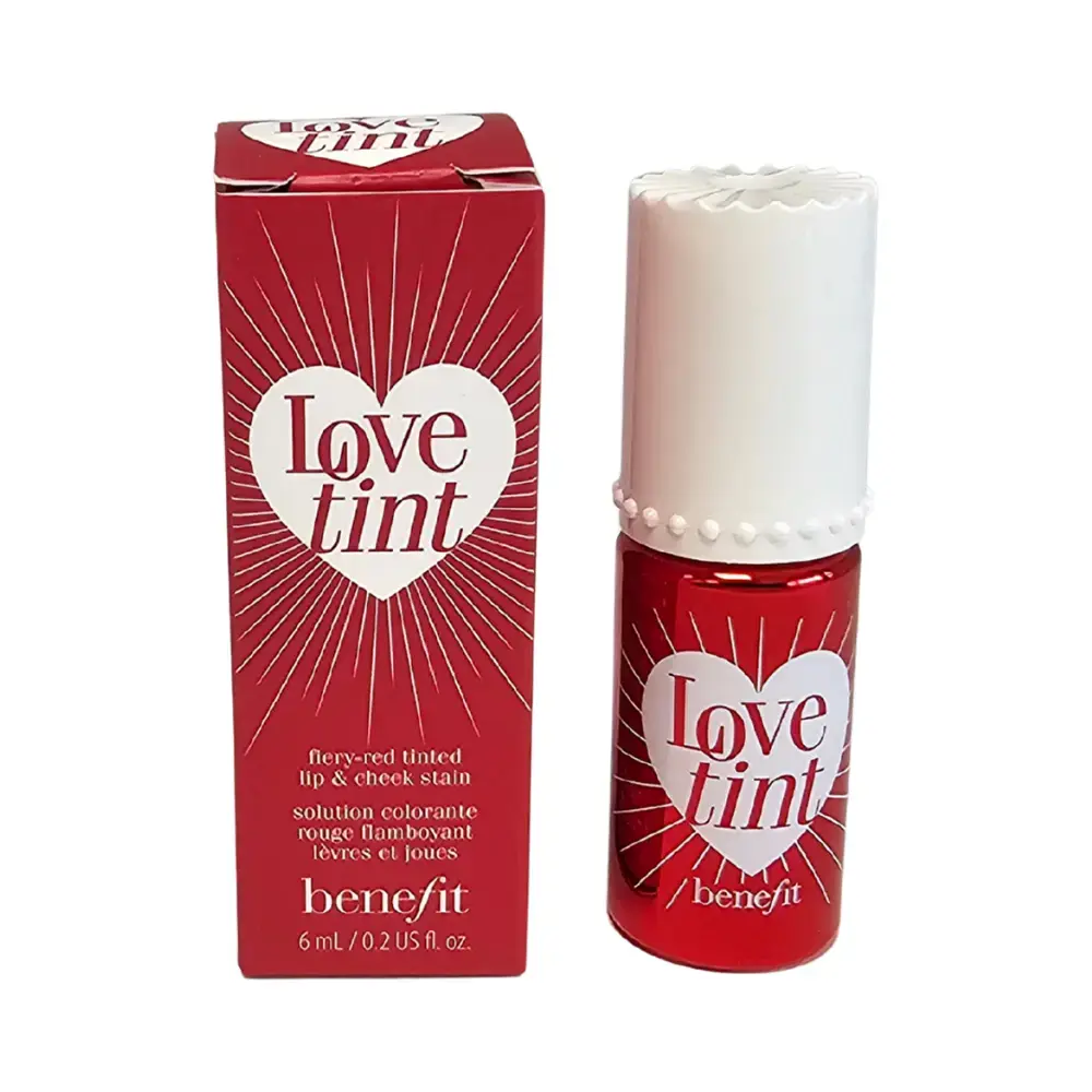 benefit Cosmetics Love tint Fiery-Red Tinted Lip & Cheek Stain 6ml benefit Cosmetics