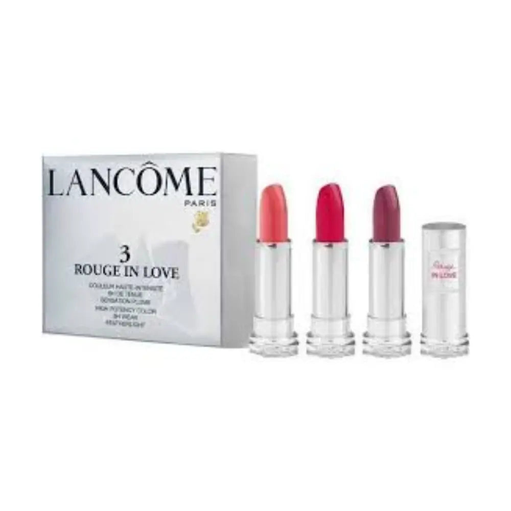 Lancome Rouge in Love Lipstick Set 3 x 3.40g Lancome