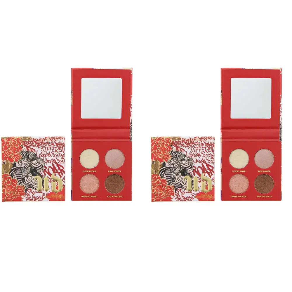 Pack of 2 Urban Decay Chinese New Year Limited Edition Eye Shadow Palette 4 x 0.9g