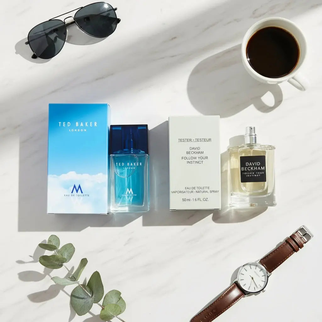 Men's Fragrance Tester Bundle Beckham Follow Your Instinct 100ml + Ted Baker M 75ml The Beauty Store