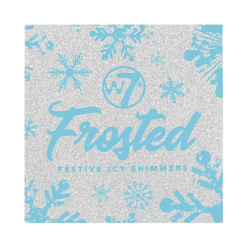 W7 Cosmetics Frosted Festive Icy Shimmers Makeup Palette W7 Cosmetics