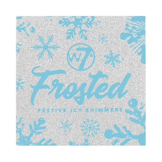 W7 Cosmetics Frosted Festive Icy Shimmers Makeup Palette W7 Cosmetics