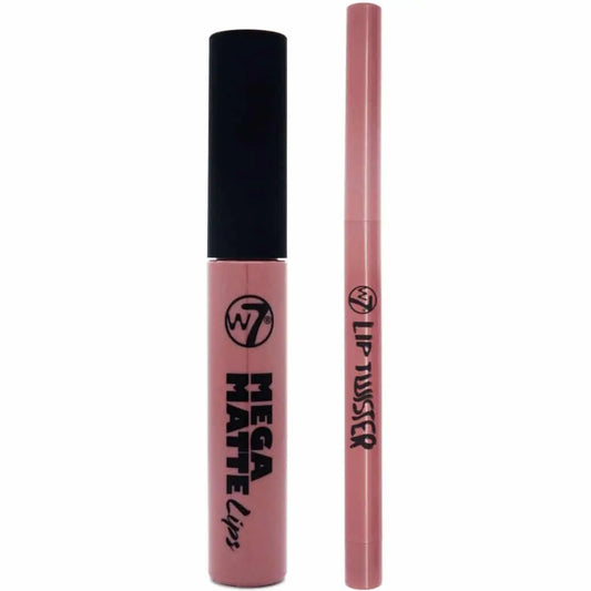 W7 Cosmetics Little Bang! Pink Lips - Lipgloss & Lipliner Duo - The Beauty Store