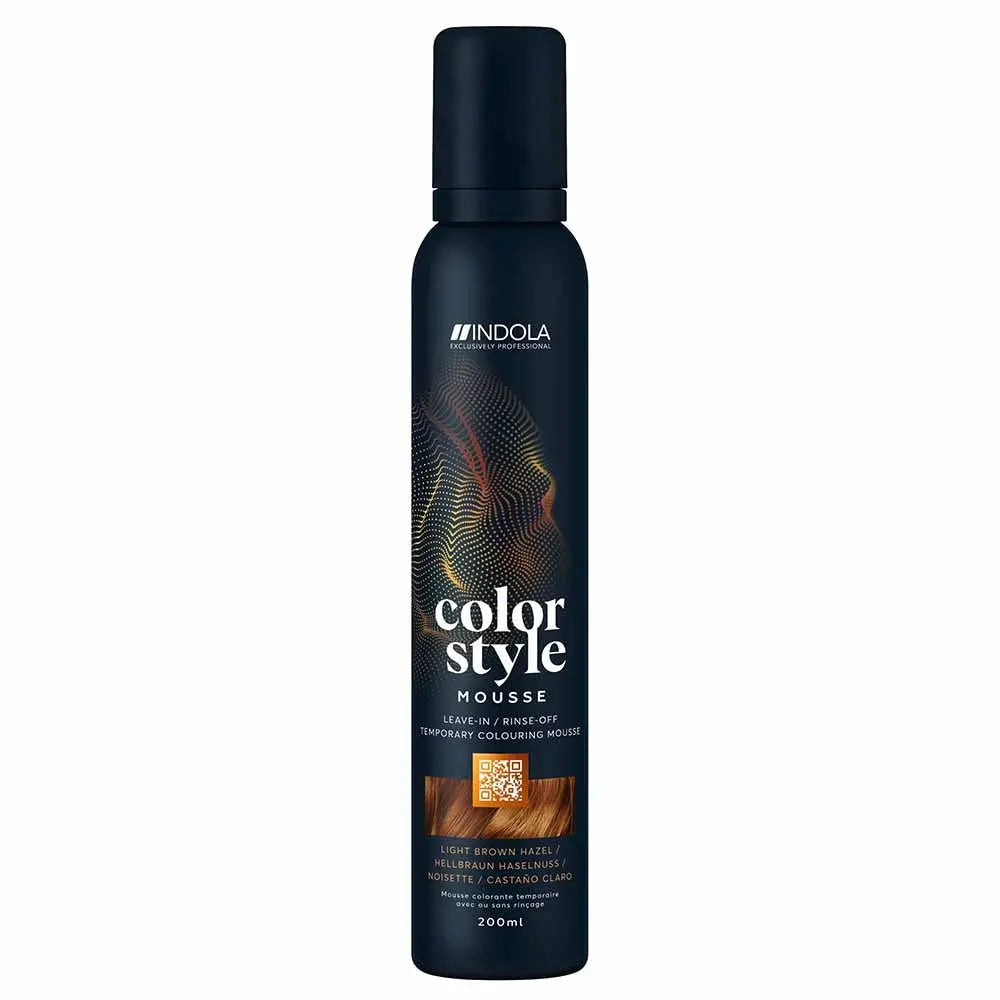 Indola Colour Mousse Light Brown Hazel 200ml Indola