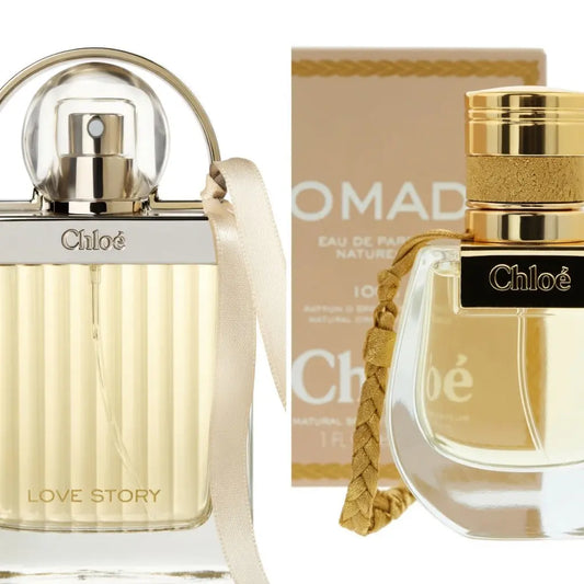 Chloe Perfume Set for Women – Love Story Eau de Parfum 50ml & Nomade Naturelle Eau de Parfum 30ml – Luxury Romantic & Fresh Floral Fragrance Duo – Long Lasting Elegant Designer Perfumes – Gift Set for Women The Beauty Store