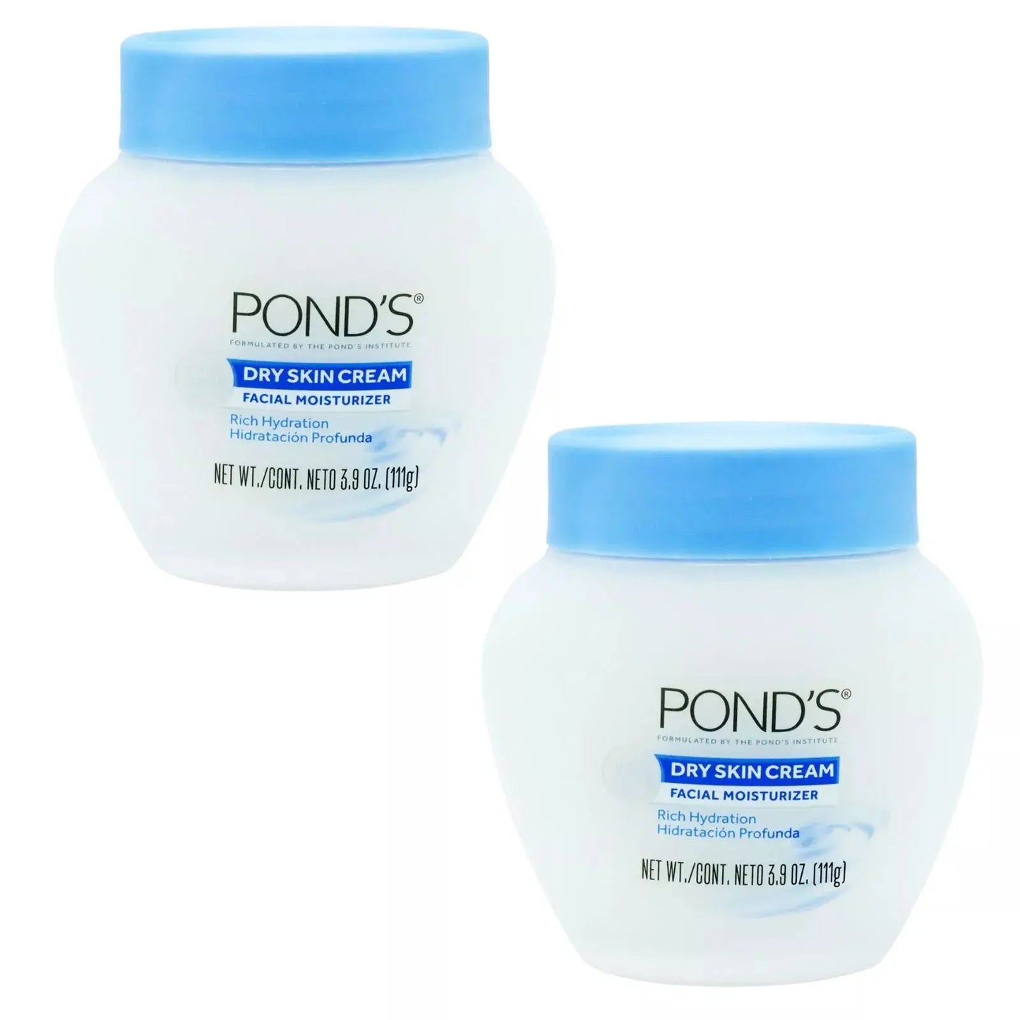 2 X DRY SKIN CREAM MOISTURISER 286G Pond's