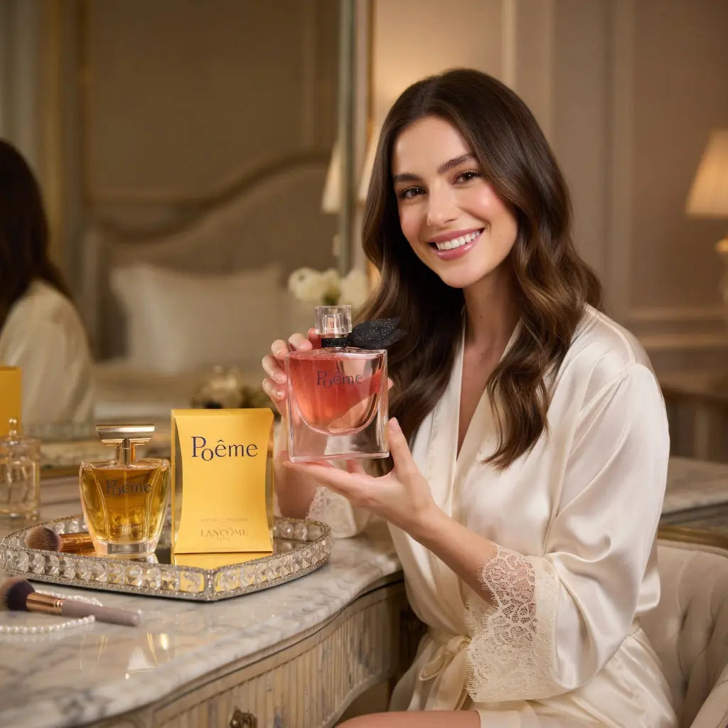 Lancôme La Vie Est Belle L’Elixir Refillable EDP Spray 50ml & Lancôme Poème EDP Spray 100ml Ultra-Rich Floral Gourmand & Warm Floral Oriental Feminine Fragrance Duo Gift Set | Iconic French Luxury Perfume Bundle for Her The Beauty Store