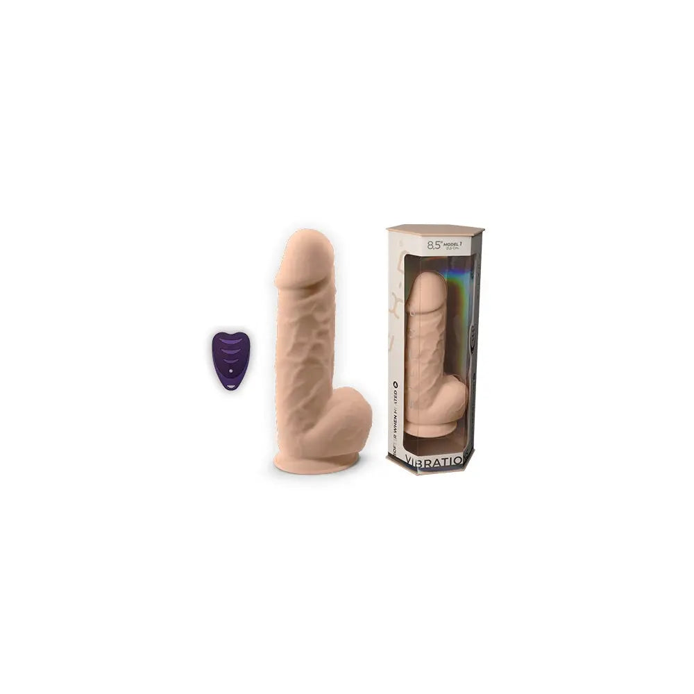 SilexD 8.5 inch Remote Controlled Vibrating Girthy Silicone Dildo SilexD