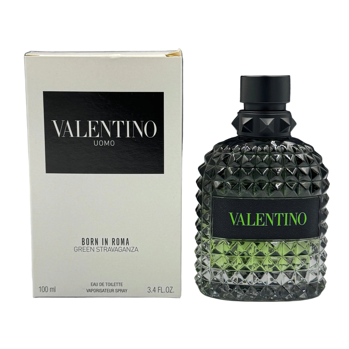 Valentino Born In Roma Uomo Green Stravaganza Eau de Toilette Spray 100ml Tester Valentino