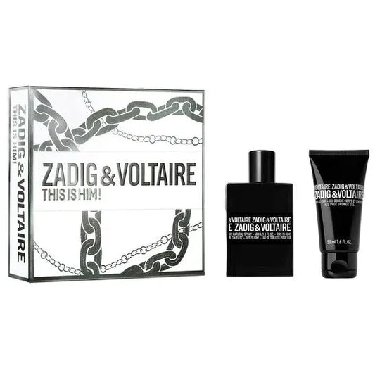 Zadig & Voltaire This is Him! 50ml EDT Spray + 50ml Shower Gel Zadig and Voltaire