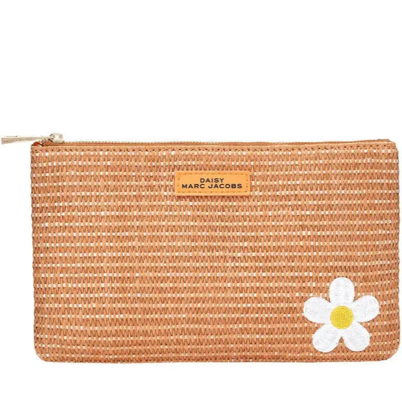 Marc Jacobs Daisy Cosmetic Pouch Straw Design Marc Jacobs