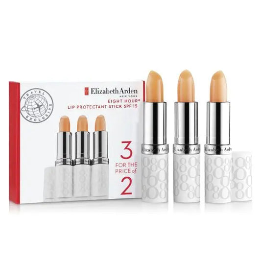 Elizabeth Arden Eight Hour Cream Lip Protectant Stick SPF15 Trio 3x3.7g Default