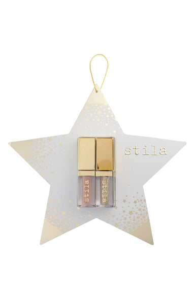 Stila Double Dip Suede Shade and Glitter & Glow Liquid Eye Shadows-Star Ornament Stila