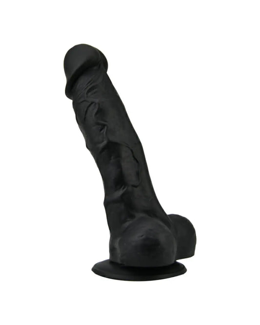 Loving Joy 7 Inch Dildo with Balls Black Loving Joy