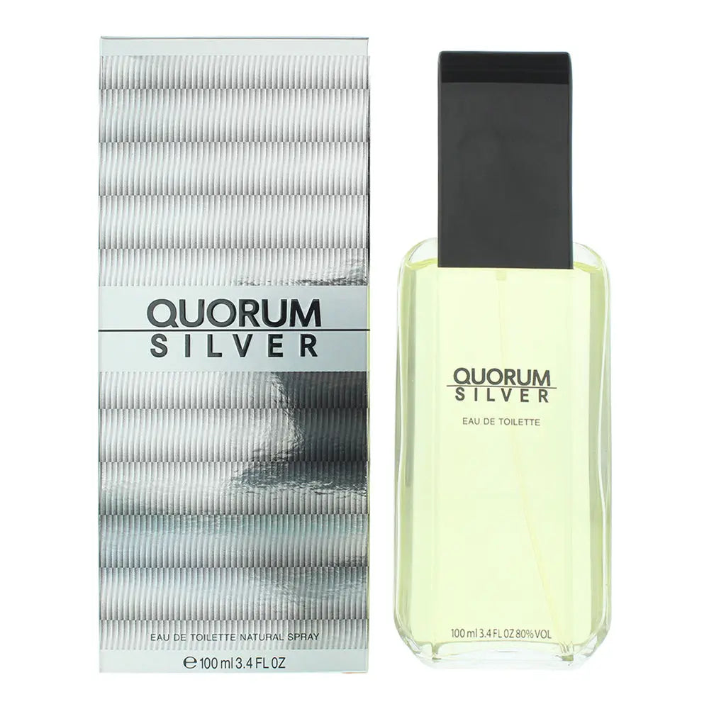 Puig Quorum Silver Eau de Toilette 100ml Puig